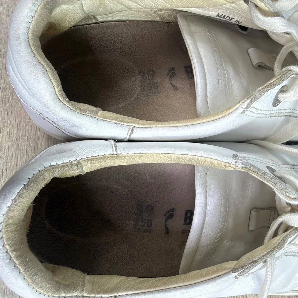 Birkenstock Bend Low Leather Sneakers White 39